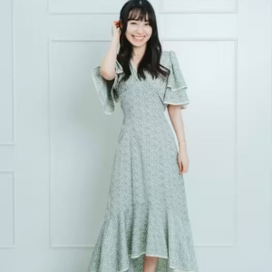 バリエプリント花柄ワンピース