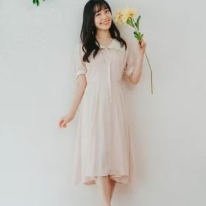 セーラカラーシャツワンピース